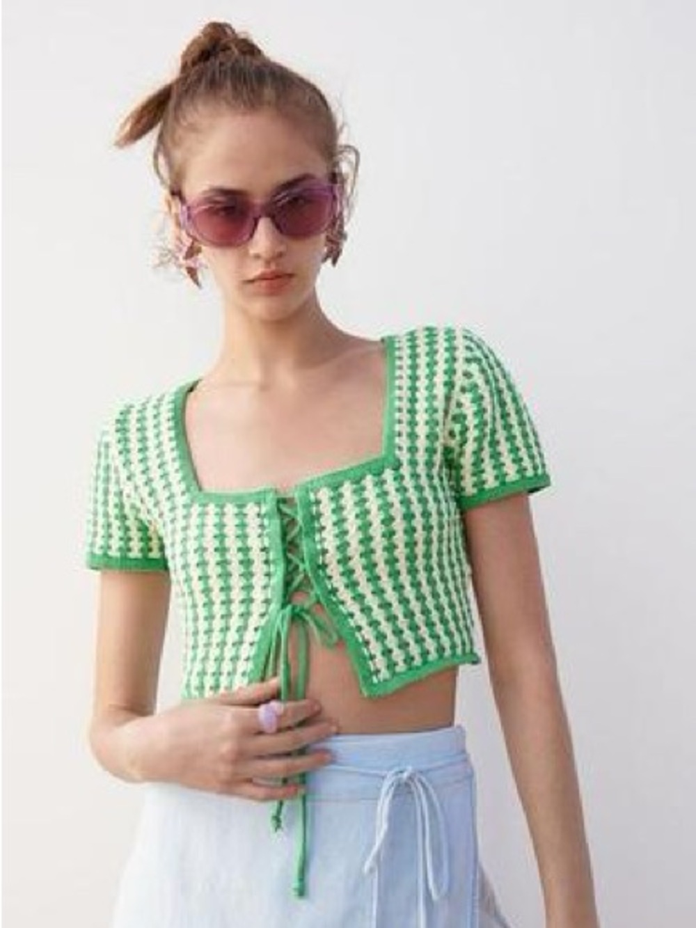 NWT Zara Crochet Top